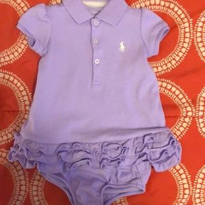 Purple Polo Set